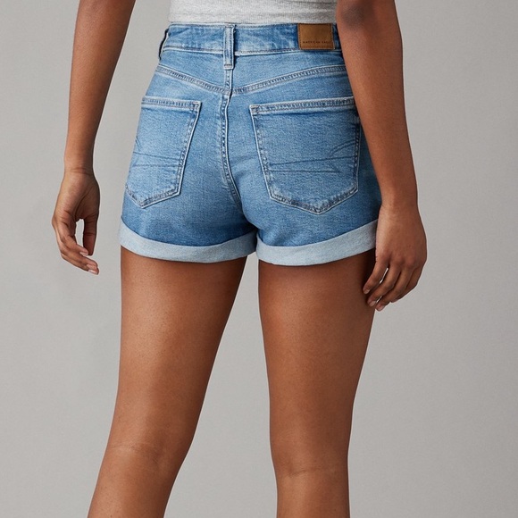 AE Stretch Denim Mom Short - Picture 2 of 7